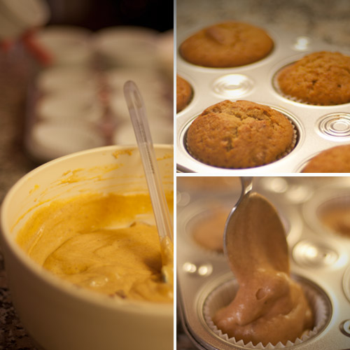 Muffins de calabaza y nueces pecanas (Pumpkin Pecan Muffins)